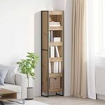 Casa si Gradina - Mobilier - Biblioteci si rafturi - Biblioteci - Dulap pentru carti Stejar artizanal 80 x 30 x 155 cm - Infinity.ro