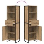 Casa si Gradina - Mobilier - Comode si corpuri - Comode - Dulap pentru carti Stejar artizanal 43 x 36 x 150.5 cm - Infinity.ro