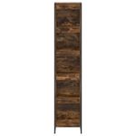 Casa si Gradina - Mobilier - Biblioteci si rafturi - Biblioteci - Dulap pentru carti Stejar fumuriu 80 x 30 x 155 cm - Infinity.ro