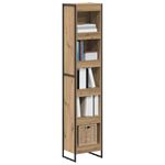 Casa si Gradina - Mobilier - Biblioteci si rafturi - Biblioteci - Dulap pentru carti Stejar artizanal 80 x 30 x 155 cm - Infinity.ro
