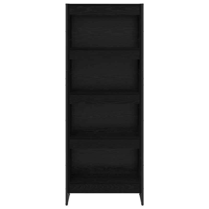 Casa si Gradina - Mobilier - Biblioteci si rafturi - Biblioteci - Dulap pentru carti Stejar Negru 80 x 30 x 155 cm Lemn compozit - Infinity.ro