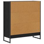Casa si Gradina - Mobilier - Biblioteci si rafturi - Biblioteci - Dulap pentru carti Stejar Negru 80 x 30 x 155 cm Lemn compozit - Infinity.ro