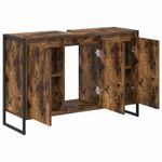 Casa si Gradina - Mobilier - Mobilier baie - Corpuri baie - Dulap de Baie Stejar fumuriu 90 x 30 x 60 cm Lemn compozit - Infinity.ro
