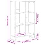 Casa si Gradina - Mobilier - Biblioteci si rafturi - Biblioteci - Dulap pentru carti Stejar artizanal 99.5 x 30 x 108.5 cm - Infinity.ro