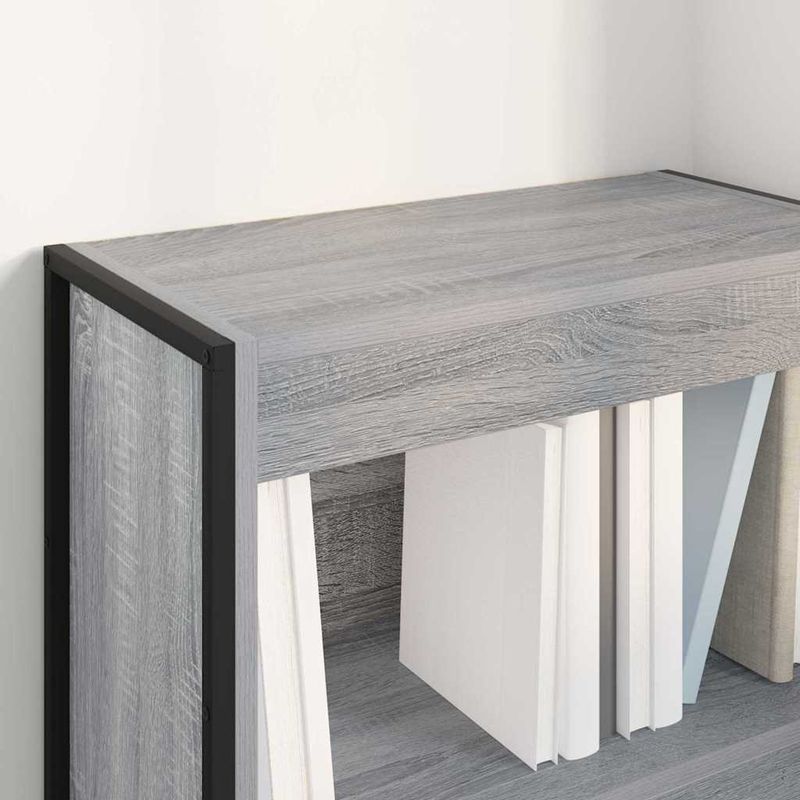 Casa si Gradina - Mobilier - Biblioteci si rafturi - Biblioteci - Dulap pentru carti Gri Sonoma 80 x 30 x 155 cm Lemn compozit - Infinity.ro