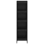 Casa si Gradina - Mobilier - Biblioteci si rafturi - Biblioteci - Dulap pentru carti Stejar Negru 80 x 30 x 155 cm Lemn compozit - Infinity.ro