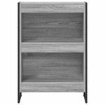 Casa si Gradina - Mobilier - Biblioteci si rafturi - Biblioteci - Dulap pentru carti Gri Sonoma 80 x 30 x 155 cm Lemn compozit - Infinity.ro