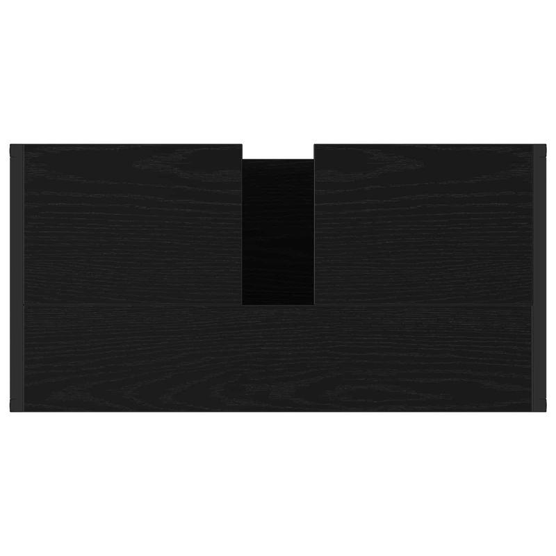 Casa si Gradina - Mobilier - Mobilier baie - Corpuri baie - Dulap de Baie cu usa Stejar Negru 60 x 30 x 60 cm Lemn compozit - Infinity.ro