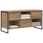 Casa si Gradina - Mobilier - Comode si corpuri - Comode - Cabinet TV Stejar artizanal 100 x 36 x 49,5 cm Lemn compozit - Infinity.ro