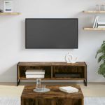 Casa si Gradina - Mobilier - Comode si corpuri - Comode - Cabinet TV Stejar fumuriu 100 x 36.5 x 30.5 cm Lemn compozit - Infinity.ro