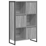 Casa si Gradina - Mobilier - Biblioteci si rafturi - Biblioteci - Dulap pentru carti Gri Sonoma 68 x 30 x 108.5 cm Lemn compozit - Infinity.ro