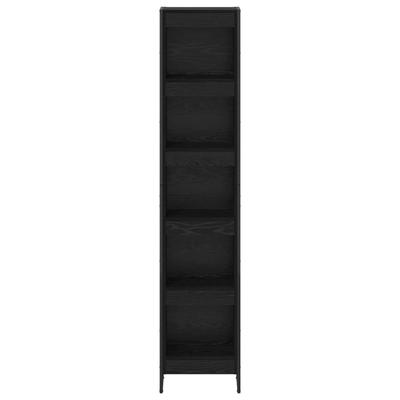 Casa si Gradina - Mobilier - Biblioteci si rafturi - Biblioteci - Dulap pentru carti Stejar Negru 80 x 30 x 155 cm Lemn compozit - Infinity.ro