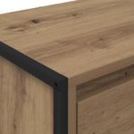 Casa si Gradina - Mobilier - Comode si corpuri - Comode - Cabinet TV Stejar artizanal 100 x 36 x 49,5 cm Lemn compozit - Infinity.ro