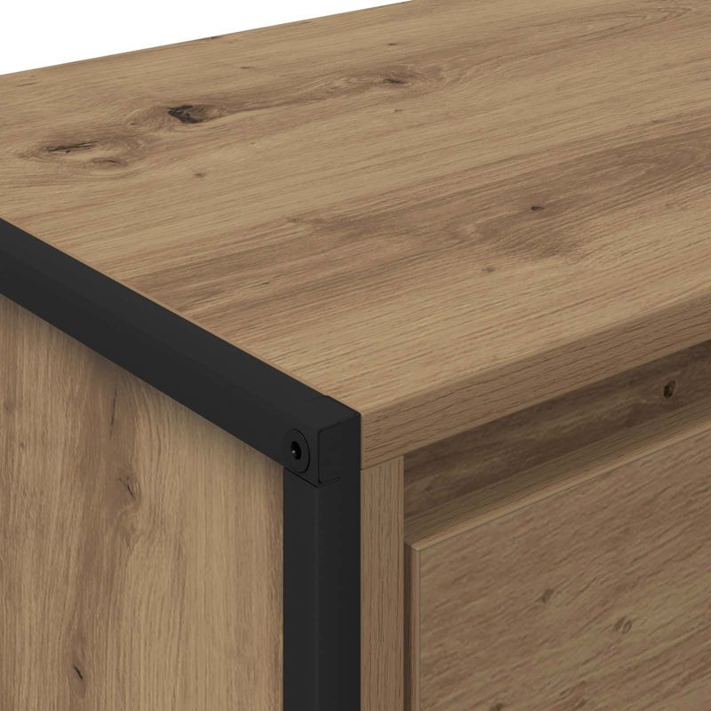 Casa si Gradina - Mobilier - Comode si corpuri - Comode - Cabinet TV Stejar artizanal 100 x 36 x 49,5 cm Lemn compozit - Infinity.ro