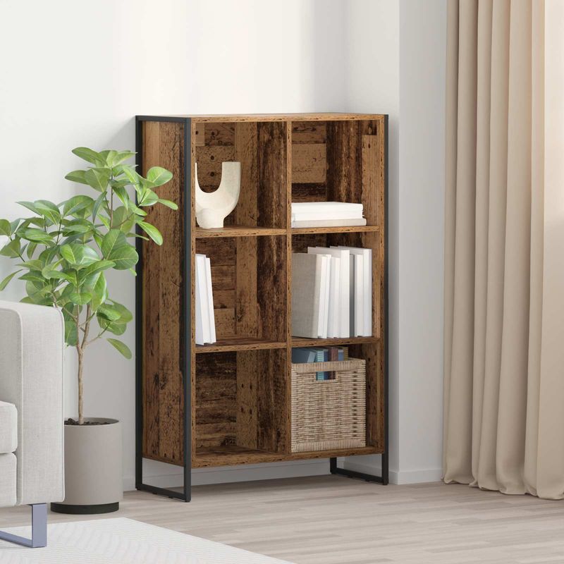 Casa si Gradina - Mobilier - Biblioteci si rafturi - Biblioteci - Dulap pentru carti Lemn Vechi 99.5 x 30 x 108.5 cm - Infinity.ro