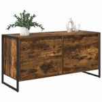 Casa si Gradina - Mobilier - Comode si corpuri - Comode - Cabinet TV Stejar fumuriu 100 x 36 x 49.5 cm Lemn compozit - Infinity.ro