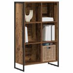 Casa si Gradina - Mobilier - Biblioteci si rafturi - Biblioteci - Dulap pentru carti Lemn Vechi 99.5 x 30 x 108.5 cm - Infinity.ro