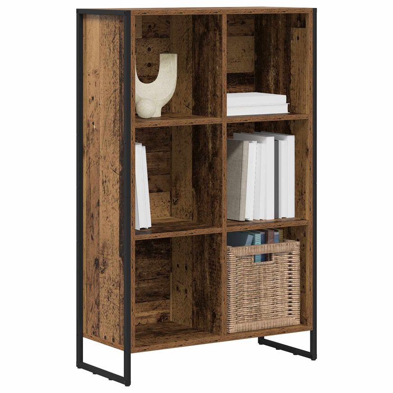 Casa si Gradina - Mobilier - Biblioteci si rafturi - Biblioteci - Dulap pentru carti Lemn Vechi 99.5 x 30 x 108.5 cm - Infinity.ro