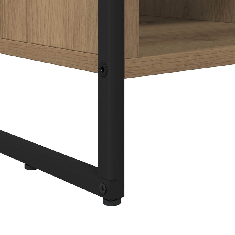 Casa si Gradina - Mobilier - Comode si corpuri - Comode - Cabinet TV Stejar artizanal 100 x 36 x 49,5 cm Lemn compozit - Infinity.ro
