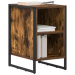 Casa si Gradina - Mobilier - Comode si corpuri - Noptiere - Noptiera 2 pcs Stejar Fumuriu 39.5 x 30 x 50 cm Lemn compozit - Infinity.ro