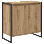 Casa si Gradina - Mobilier - Mobilier baie - Corpuri baie - Dulap de Baie Stejar artizanal 60 x 30 x 60 cm Lemn compozit - Infinity.ro