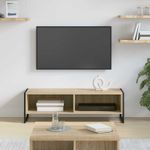 Casa si Gradina - Mobilier - Comode si corpuri - Comode - Cabinet TV Sonoma 100 x 36.5 x 30.5 cm Lemn compozit - Infinity.ro