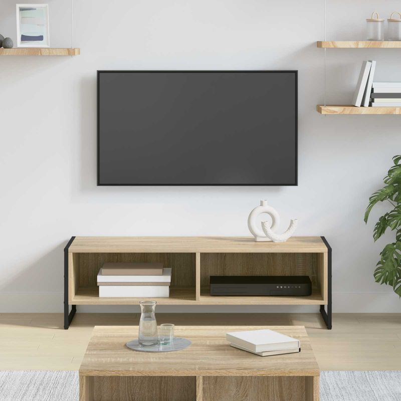 Casa si Gradina - Mobilier - Comode si corpuri - Comode - Cabinet TV Sonoma 100 x 36.5 x 30.5 cm Lemn compozit - Infinity.ro