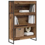 Casa si Gradina - Mobilier - Biblioteci si rafturi - Biblioteci - Dulap pentru carti Lemn Vechi 80 x 30 x 155 cm Lemn compozit - Infinity.ro
