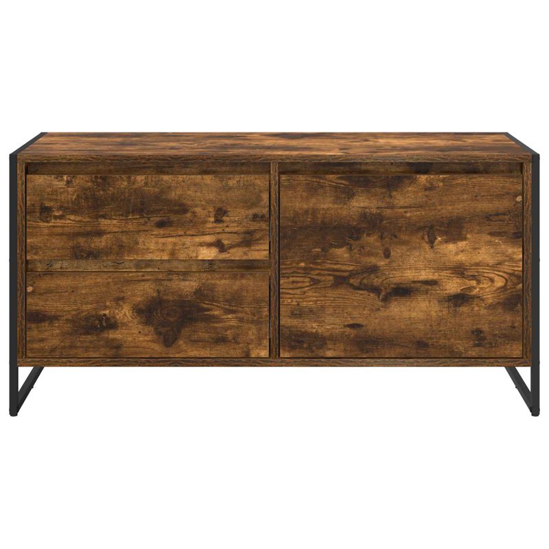 Casa si Gradina - Mobilier - Comode si corpuri - Comode - Cabinet TV Stejar fumuriu 100 x 36 x 49.5 cm Lemn compozit - Infinity.ro