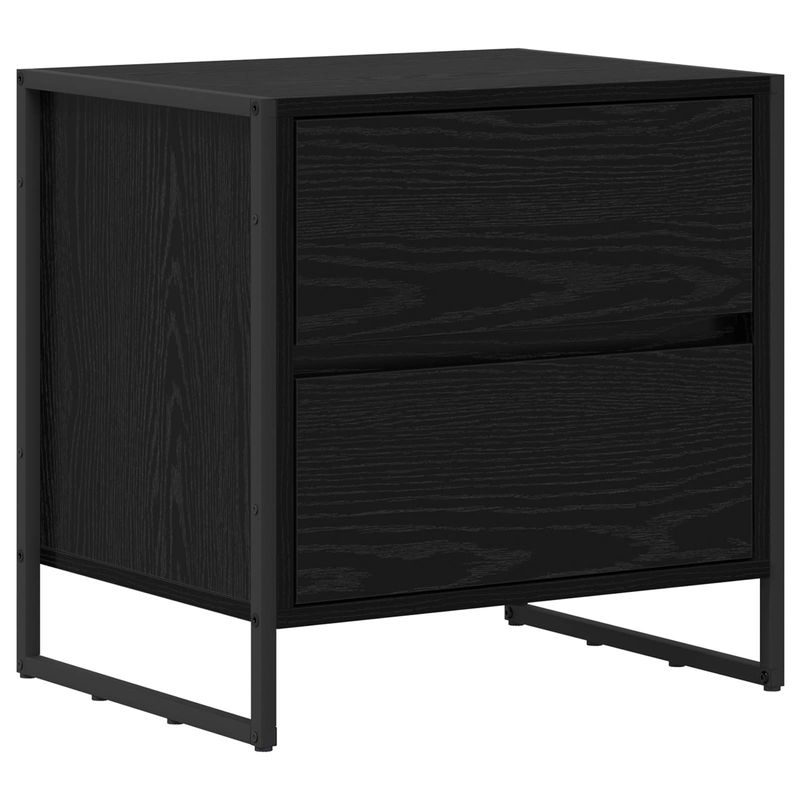 Casa si Gradina - Mobilier - Comode si corpuri - Noptiere - Noptiera 2 pcs Stejar Negru 50 x 39.5 x 50 cm Lemn compozit - Infinity.ro