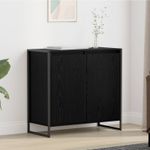Casa si Gradina - Mobilier - Comode si corpuri - Comode - Dulap lateral Stejar Negru 79 x 36 x 75 cm Lemn compozit - Infinity.ro