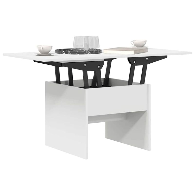 Casa si Gradina - Mobilier - Mese si birouri - Masute de cafea - Masa de cafea Alb 55 x 54,5 x 45 cm Lemn compozit - Infinity.ro