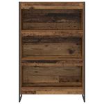 Casa si Gradina - Mobilier - Biblioteci si rafturi - Biblioteci - Dulap pentru carti Lemn Vechi 80 x 30 x 155 cm Lemn compozit - Infinity.ro