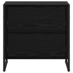 Casa si Gradina - Mobilier - Comode si corpuri - Noptiere - Noptiera 2 pcs Stejar Negru 50 x 39.5 x 50 cm Lemn compozit - Infinity.ro