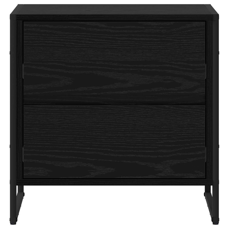 Casa si Gradina - Mobilier - Comode si corpuri - Noptiere - Noptiera 2 pcs Stejar Negru 50 x 39.5 x 50 cm Lemn compozit - Infinity.ro