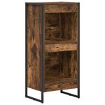Casa si Gradina - Mobilier - Biblioteci si rafturi - Biblioteci - Dulap pentru carti Stejar fumuriu 80 x 30 x 155 cm - Infinity.ro