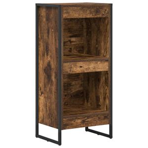 Dulap pentru carti Stejar fumuriu 80 x 30 x 155 cm