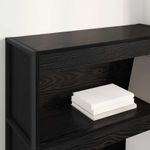 Casa si Gradina - Mobilier - Biblioteci si rafturi - Biblioteci - Dulap pentru carti Stejar Negru 80 x 30 x 155 cm Lemn compozit - Infinity.ro