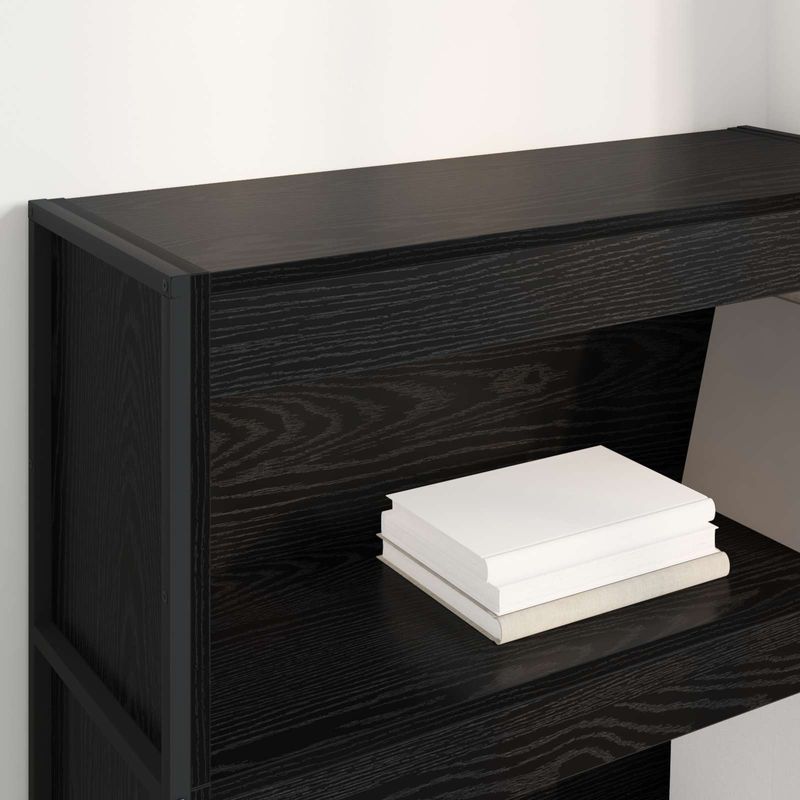Casa si Gradina - Mobilier - Biblioteci si rafturi - Biblioteci - Dulap pentru carti Stejar Negru 80 x 30 x 155 cm Lemn compozit - Infinity.ro