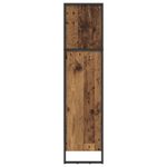 Casa si Gradina - Mobilier - Biblioteci si rafturi - Biblioteci - Dulap pentru carti Lemn Vechi 80 x 30 x 155 cm Lemn compozit - Infinity.ro