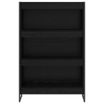 Casa si Gradina - Mobilier - Biblioteci si rafturi - Biblioteci - Dulap pentru carti Stejar Negru 80 x 30 x 155 cm Lemn compozit - Infinity.ro
