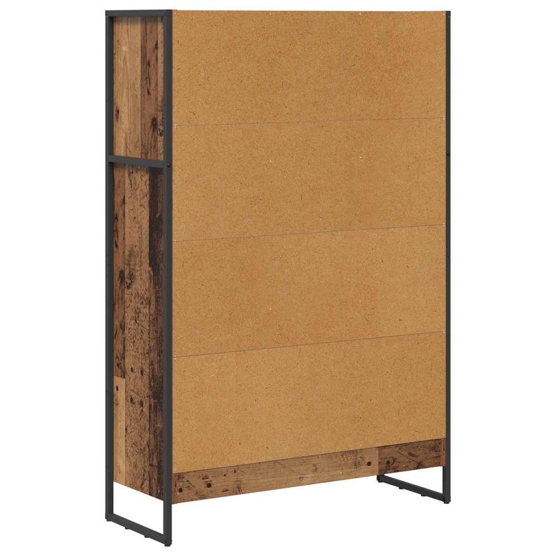 Casa si Gradina - Mobilier - Biblioteci si rafturi - Biblioteci - Dulap pentru carti Lemn Vechi 80 x 30 x 155 cm Lemn compozit - Infinity.ro