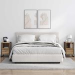 Casa si Gradina - Mobilier - Comode si corpuri - Noptiere - Noptiera 2 pcs Stejar artizanal 39,5 x 30 x 50 cm Lemn compozit - Infinity.ro