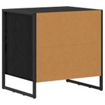 Casa si Gradina - Mobilier - Comode si corpuri - Noptiere - Noptiera 2 pcs Stejar Negru 50 x 39.5 x 50 cm Lemn compozit - Infinity.ro
