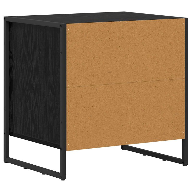Casa si Gradina - Mobilier - Comode si corpuri - Noptiere - Noptiera 2 pcs Stejar Negru 50 x 39.5 x 50 cm Lemn compozit - Infinity.ro