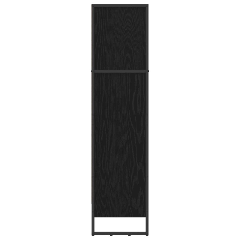 Casa si Gradina - Mobilier - Biblioteci si rafturi - Biblioteci - Dulap pentru carti Stejar Negru 80 x 30 x 155 cm Lemn compozit - Infinity.ro