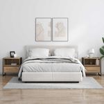 Casa si Gradina - Mobilier - Comode si corpuri - Noptiere - Noptiera 2 pcs Stejar artizanal 50 x 39,5 x 50 cm Lemn compozit - Infinity.ro