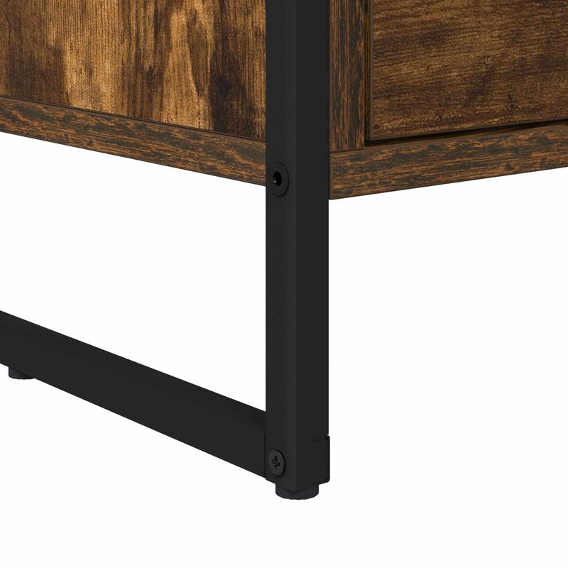 Casa si Gradina - Mobilier - Comode si corpuri - Comode - Cabinet TV Stejar fumuriu 100 x 36 x 49.5 cm Lemn compozit - Infinity.ro