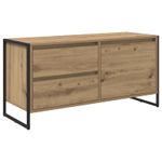 Casa si Gradina - Mobilier - Comode si corpuri - Comode - Cabinet TV Stejar artizanal 100 x 36 x 49.5 cm Lemn compozit - Infinity.ro