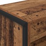 Casa si Gradina - Mobilier - Biblioteci si rafturi - Biblioteci - Dulap pentru carti Lemn Vechi 80 x 30 x 155 cm Lemn compozit - Infinity.ro